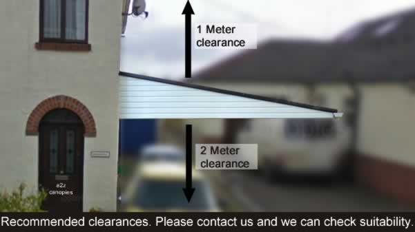 Recommended Clearances Carport