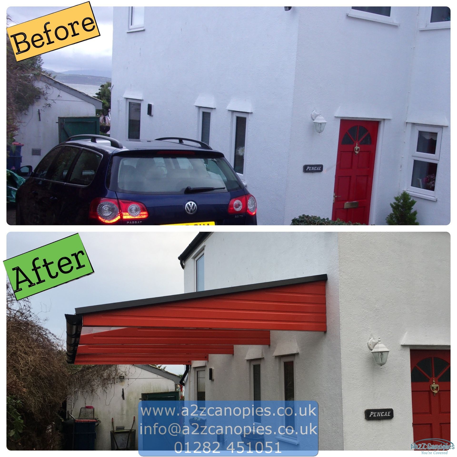 Driveway Canopy Photos | A2z Canopies Gallery