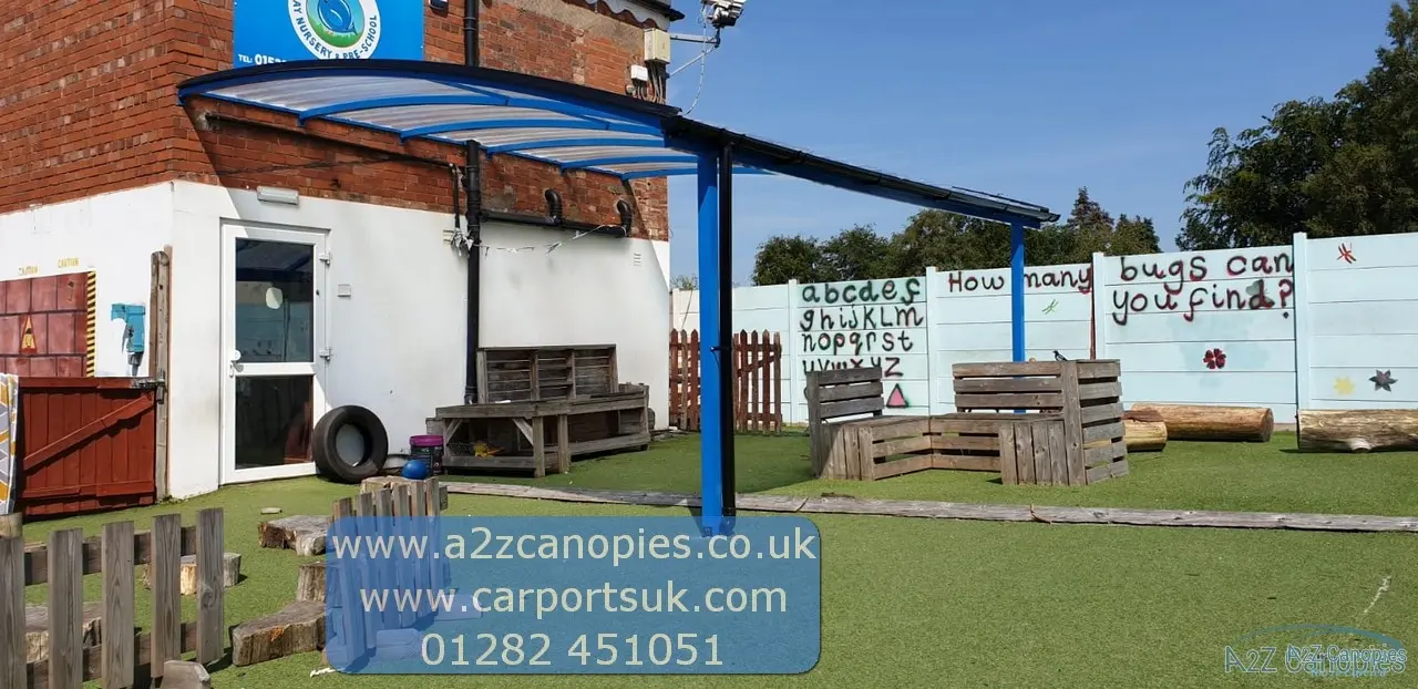 A2z Archway Canopy installation in UK
