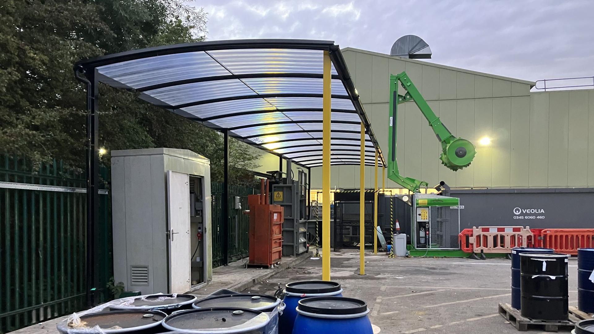 Innovative Archway Canopy Installation