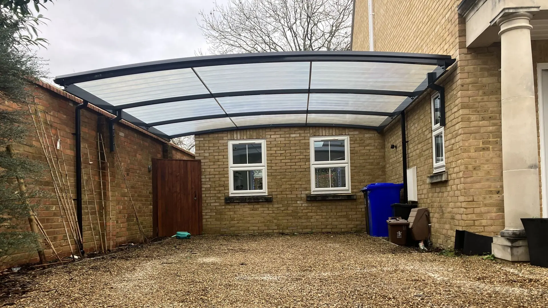 4.8m x 5.5m archway - anthracite grey