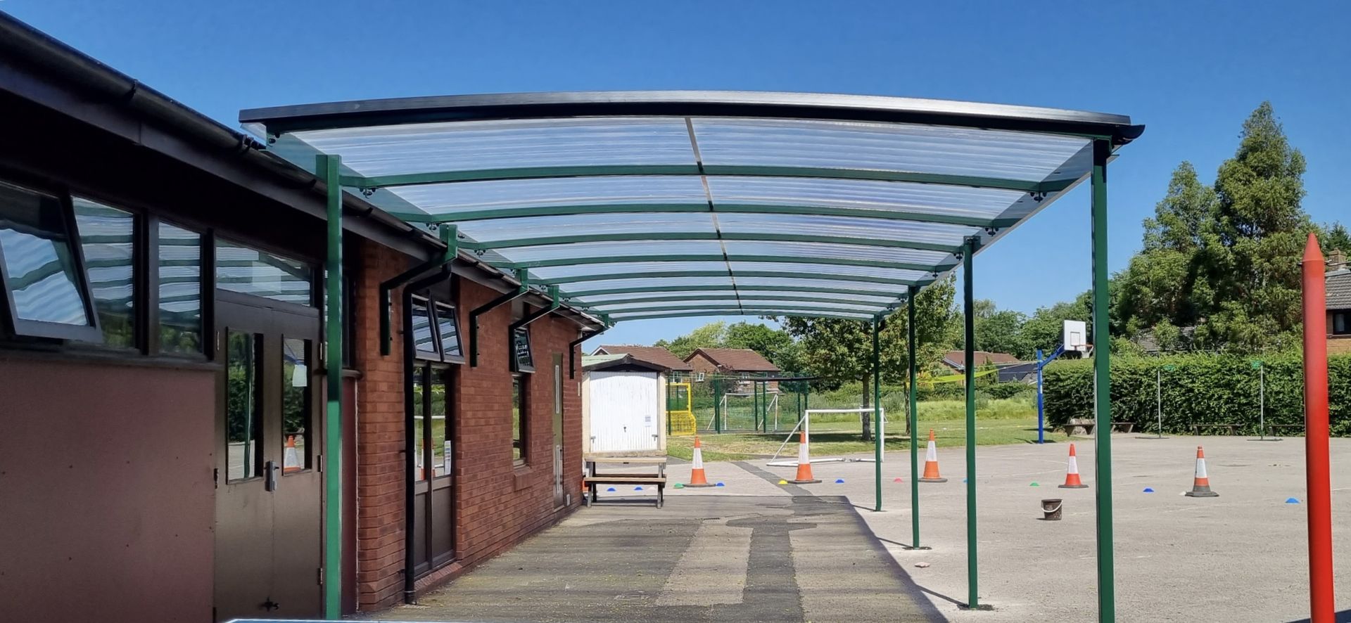 School Rooftoop Cover Custom School Canopies | Playground & Outdoor Learning Covers