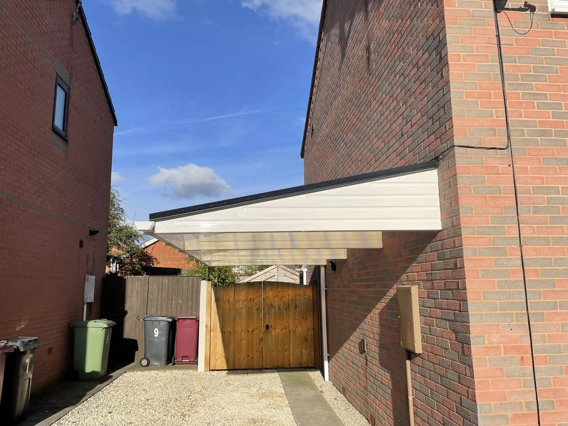 cantilever canopy white 