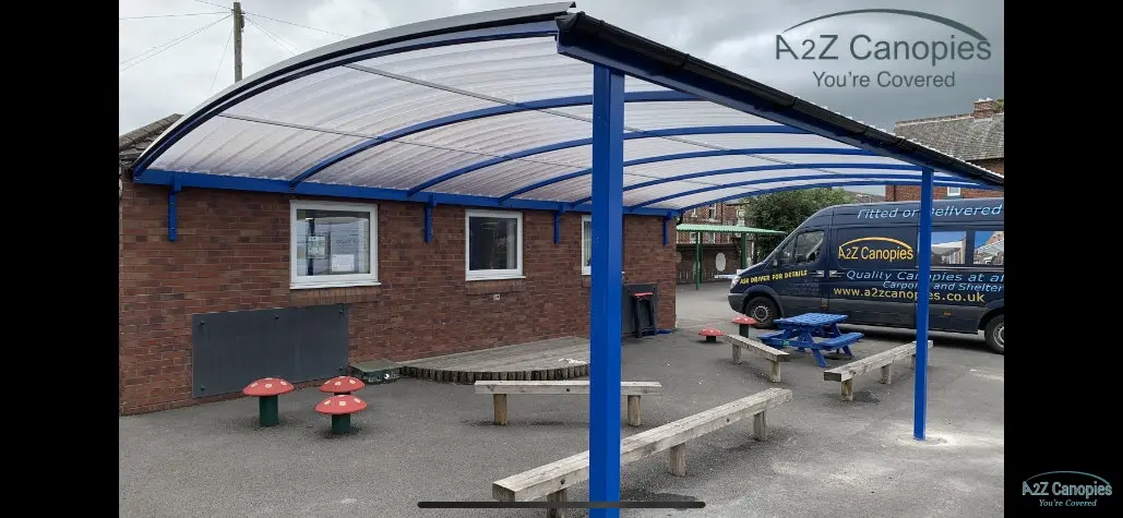 A2z Archway Canopy installation in UK