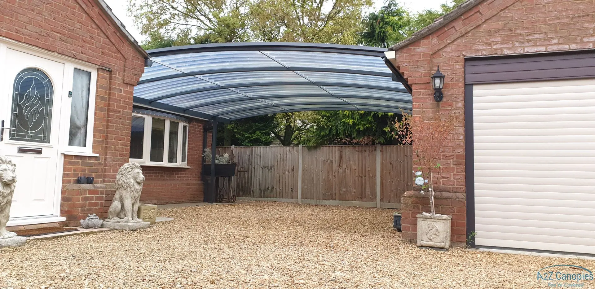 A2z Archway Canopy installation in UK
