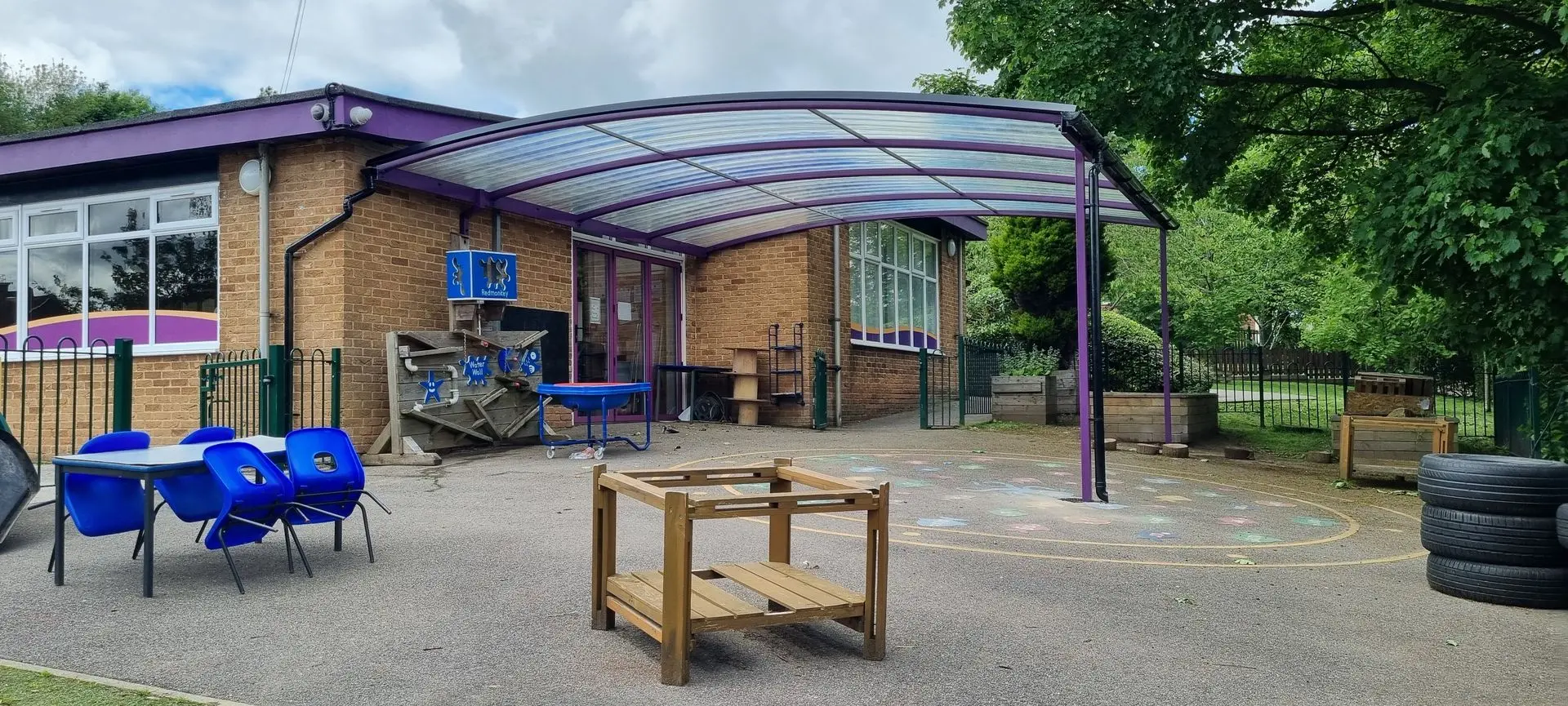 A2z Archway Canopy installation in UK