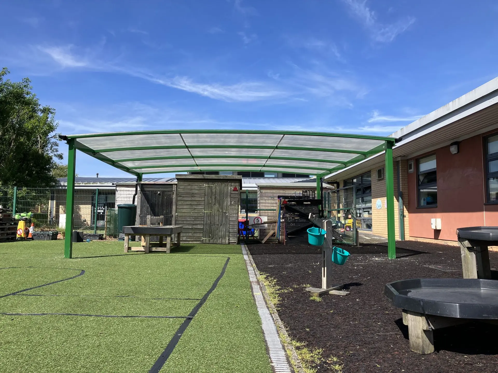 A2z Archway Canopy installation in UK