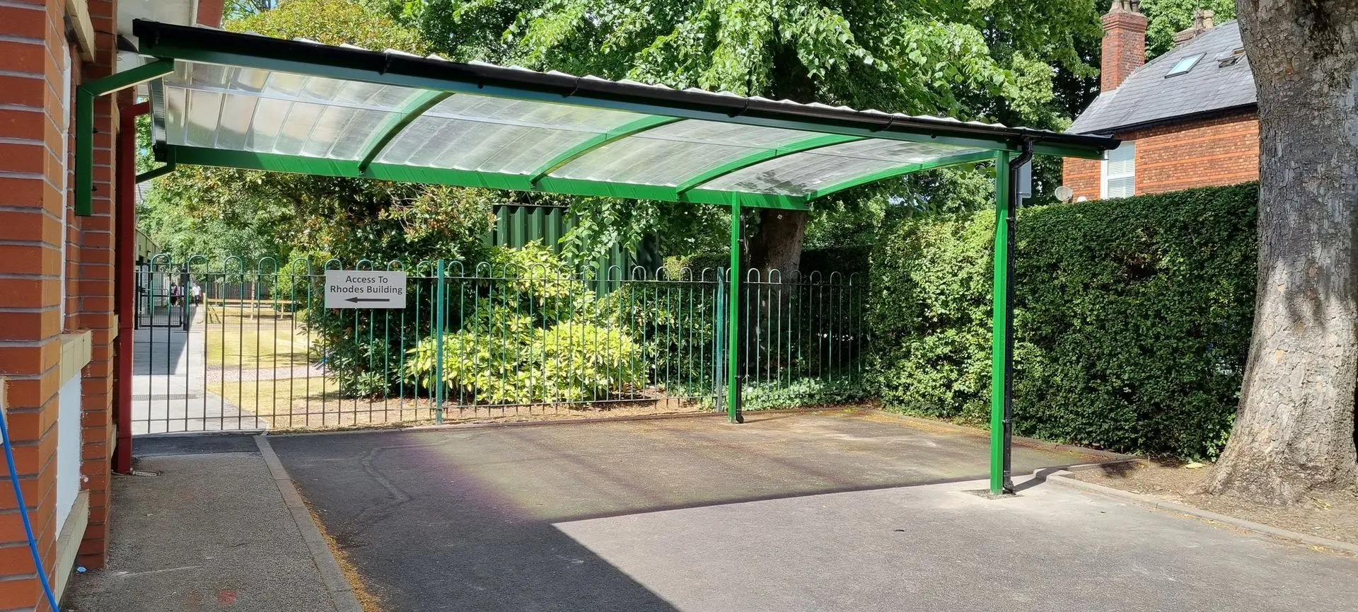 A2z Archway Canopy installation in UK